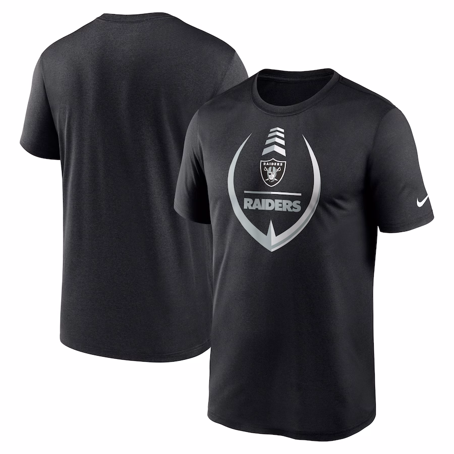 Men's Las Vegas Raiders Nike Black Icon Legend Performance T-Shirt