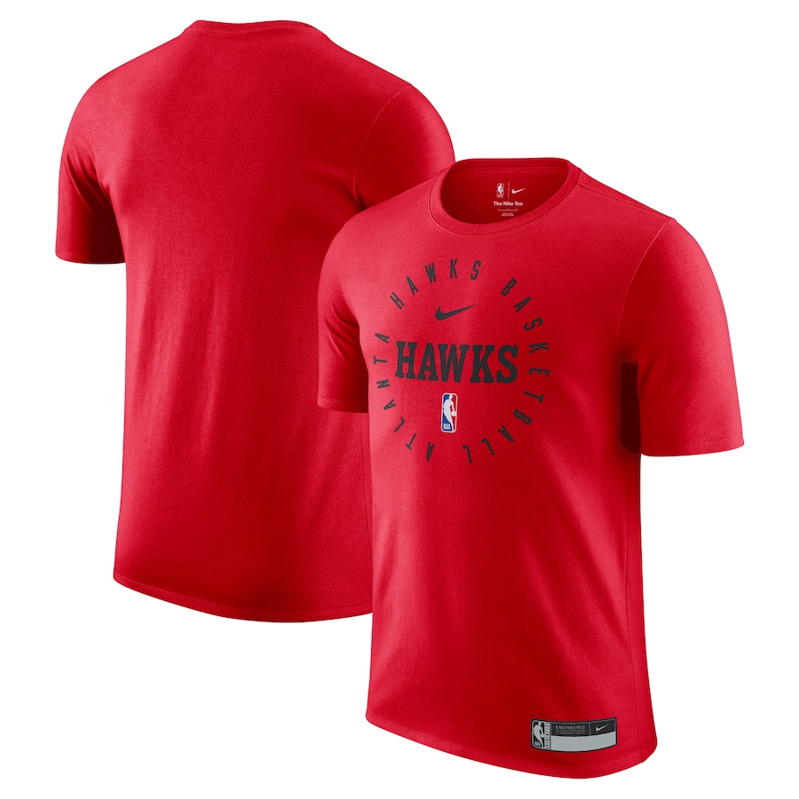 Men's Atlanta Hawks Nike Red 2024/25 Legend On-Court Practice Performance T-Shirt