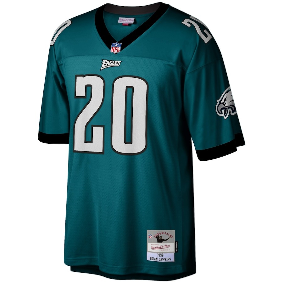Men's Philadelphia Eagles Brian Dawkins Mitchell & Ness Green Legacy Replica Jersey