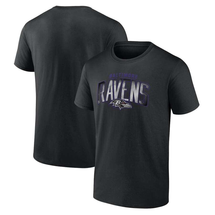 Men's Baltimore Ravens Black Smoke Arch T-Shirt