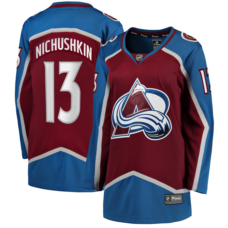 Women's Colorado Avalanche Valeri Nichushkin Fanatics Branded Burgundy Home Breakaway Player Jersey