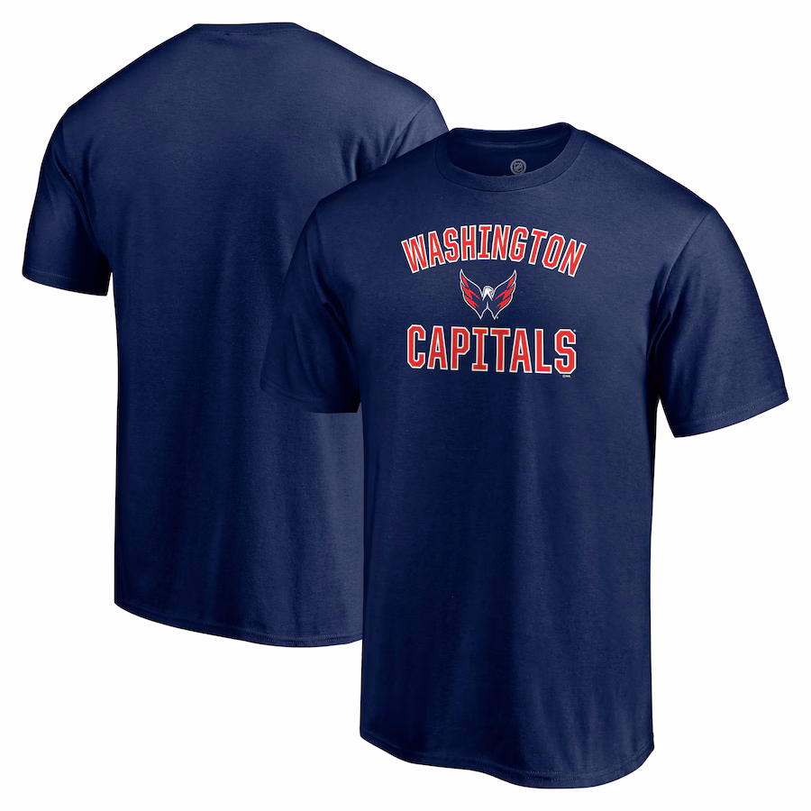 Men's Washington Capitals Navy Victory Arch T-Shirt