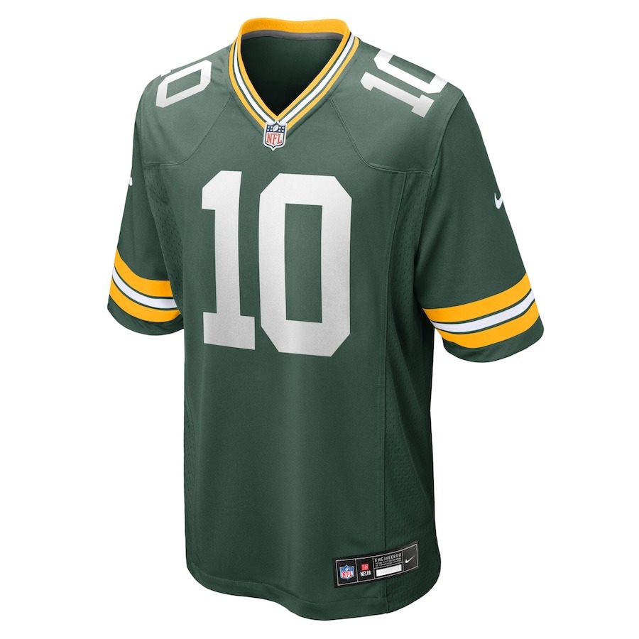 Men's Green Bay Packers Jordan Love Nike Green Vapor F.U.S.E. Stitched Limited Jersey