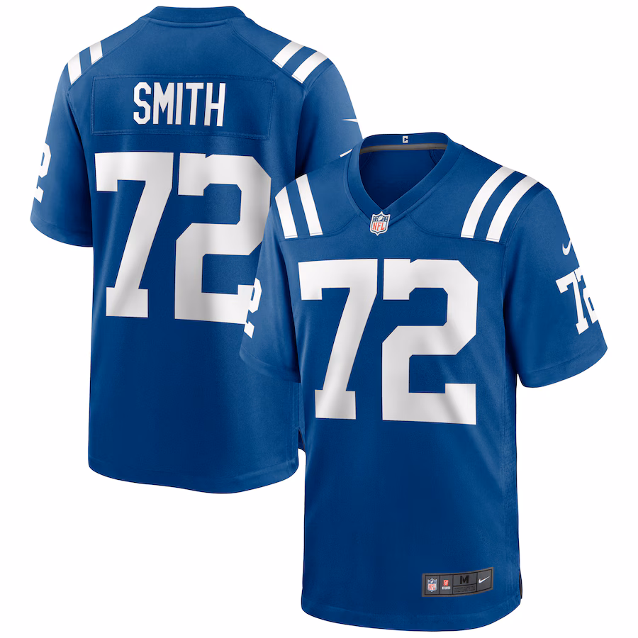 Men's Indianapolis Colts Braden Smith Nike Royal Game Jersey