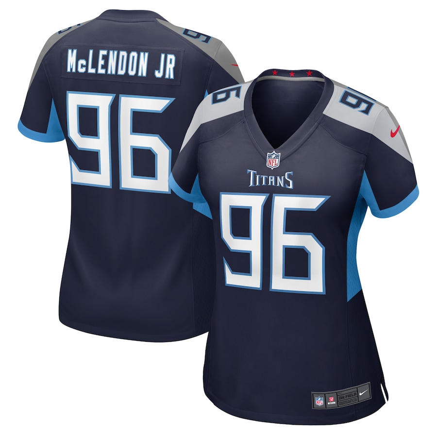 Women's Tennessee Titans TK McLendon Jr. Nike Navy Alternate Game Jersey