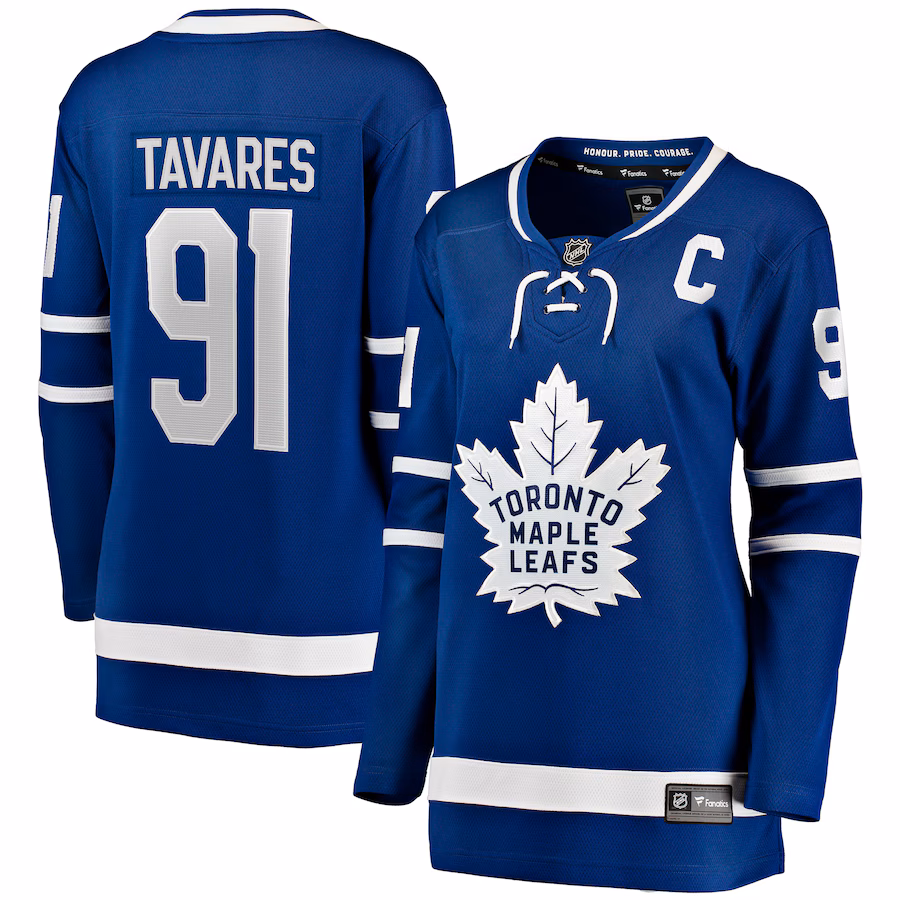 Women's Toronto Maple Leafs John Tavares Fanatics Blue Home Breakaway Player Jersey