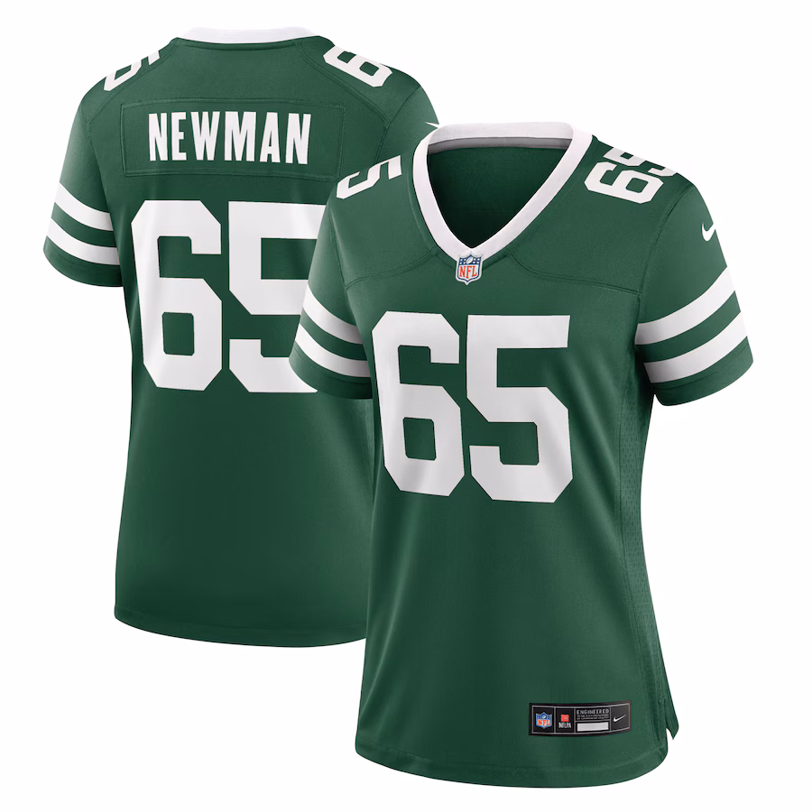 Women's New York Jets Xavier Newman Nike Legacy Green Team Game Jersey