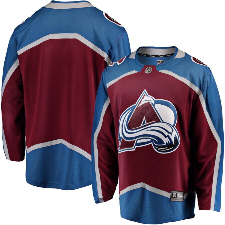 Men's Colorado Avalanche Fanatics Branded Maroon Breakaway Home Jersey