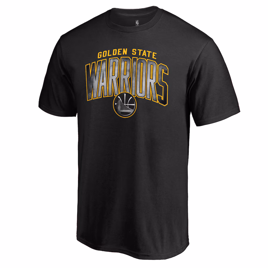 Men's Golden State Warriors Black Arch Smoke T-Shirt
