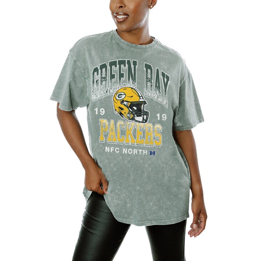 Women's Green Bay Packers  Gameday Couture Gray  Nothing But The Best T-Shirt