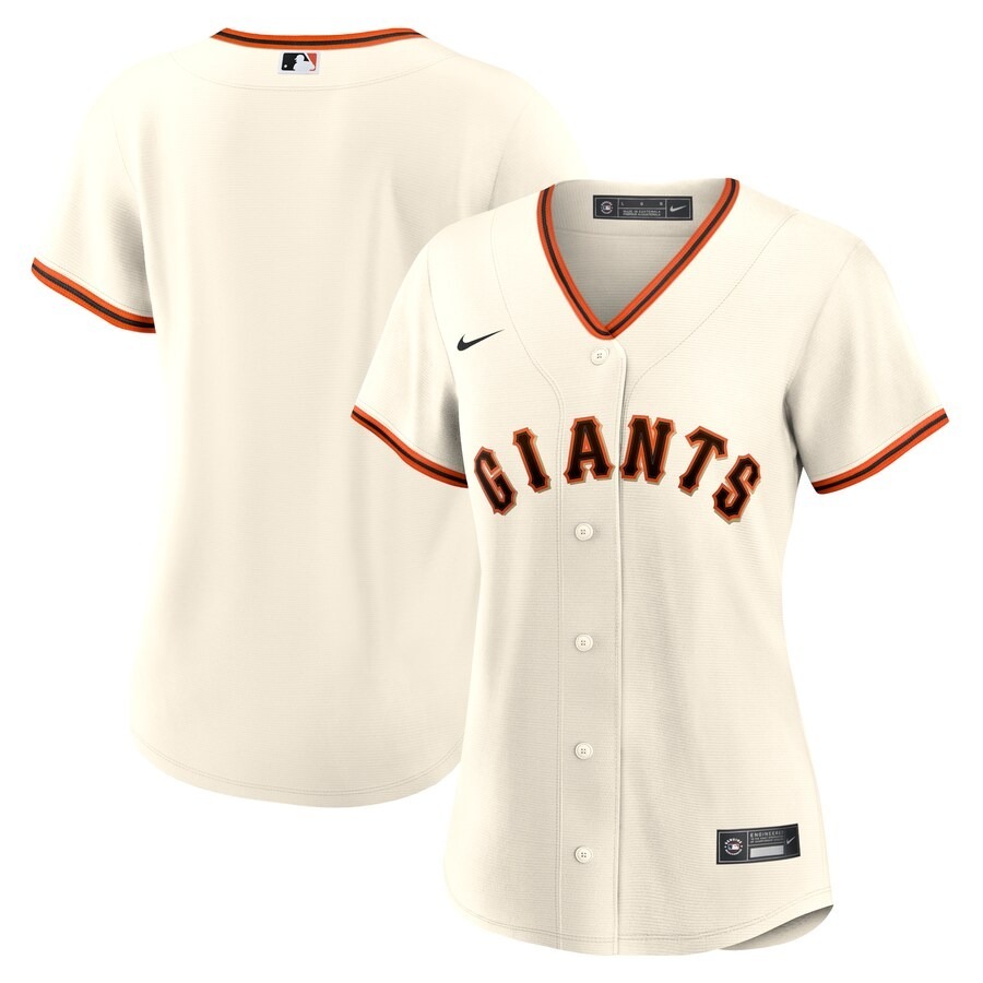 Women's San Francisco Giants Nike Cream Home Replica Team Jersey