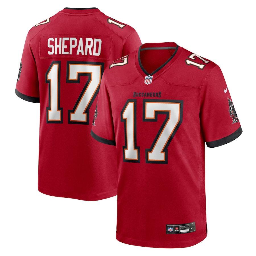 Men's Tampa Bay Buccaneers Sterling Shepard Nike Red Team Game Jersey