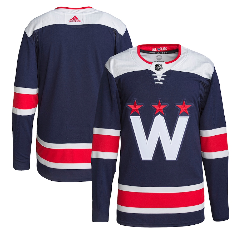 Men's Washington Capitals adidas Navy Alternate Authentic Jersey