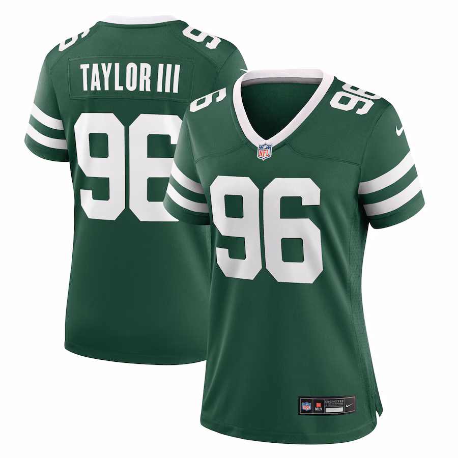 Women's New York Jets Leonard Taylor III Nike Legacy Green Game Jersey