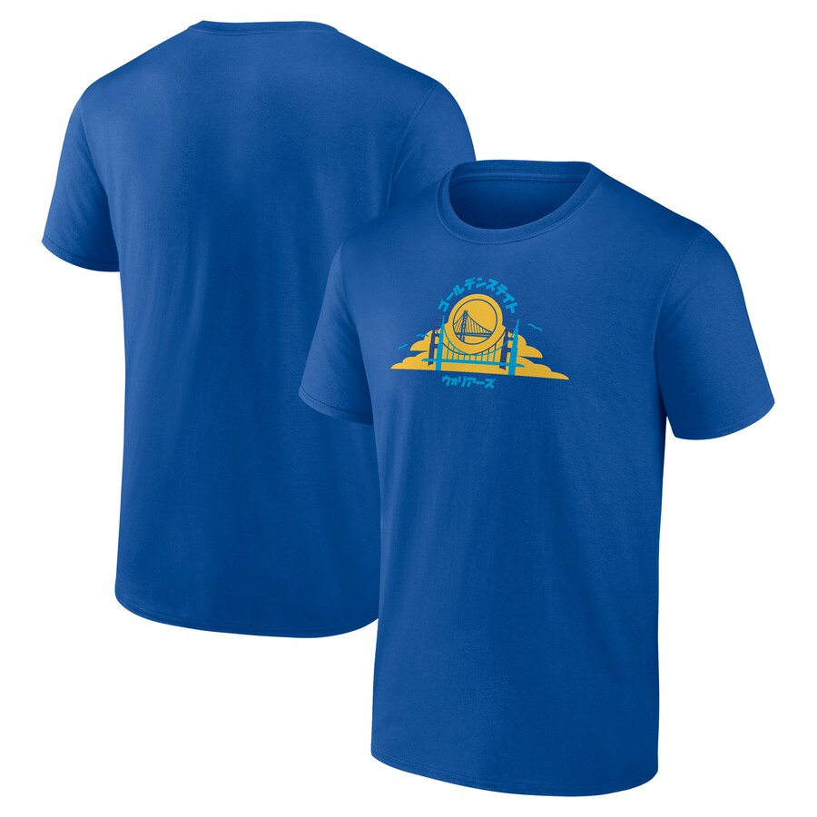 Men's Golden State Warriors Fanatics Royal Japanese Heritage T-Shirt
