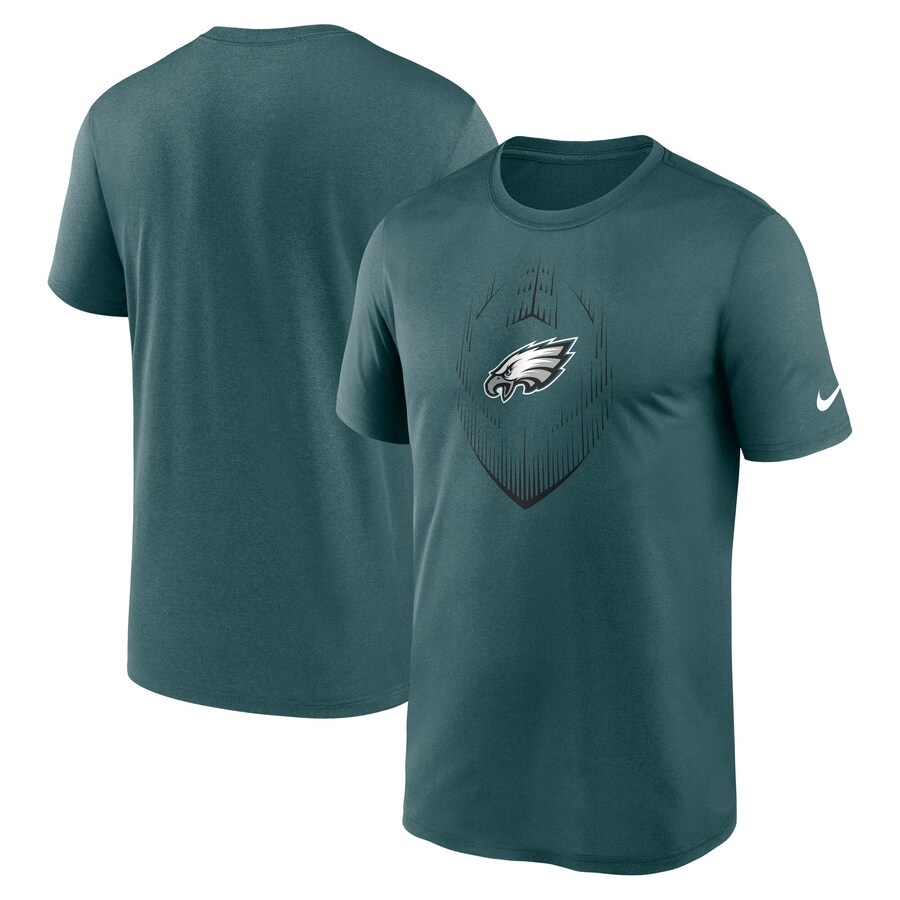 Men's Philadelphia Eagles  Nike Teal Big & Tall Blitz Legend Icon T-Shirt