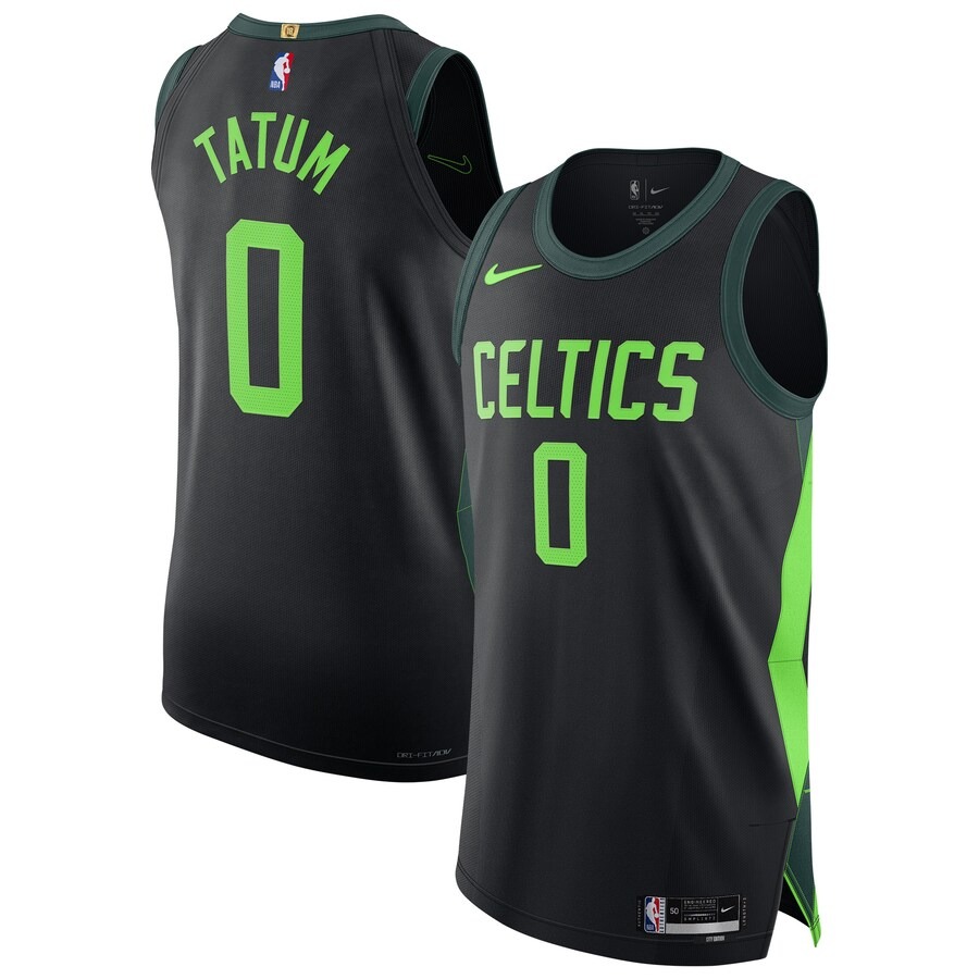 Men's Boston Celtics Jayson Tatum Nike Black 2024/25 Authentic Player Jersey - City Edition
