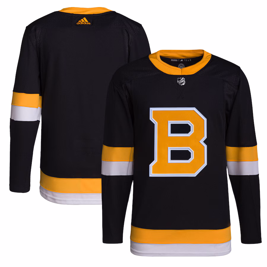 Men's Boston Bruins adidas Black Alternate Primegreen Authentic Jersey