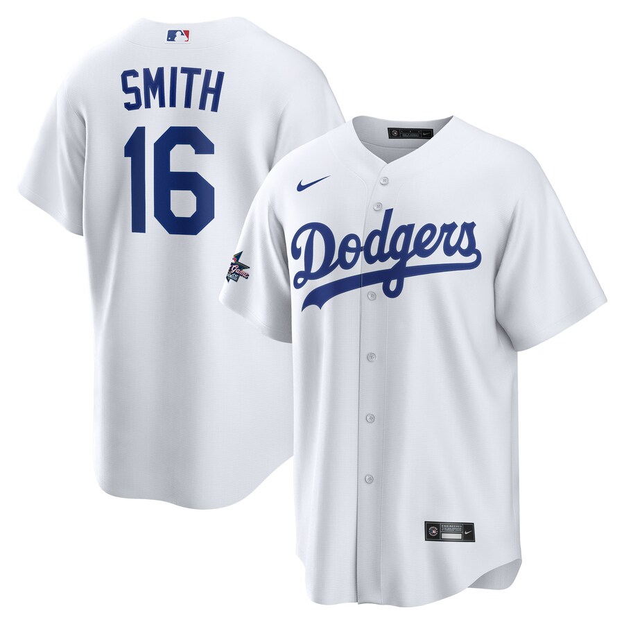 Men's Los Angeles Dodgers Will Smith Nike White 2025 MLB All-Star Game Home Replica Player Jersey