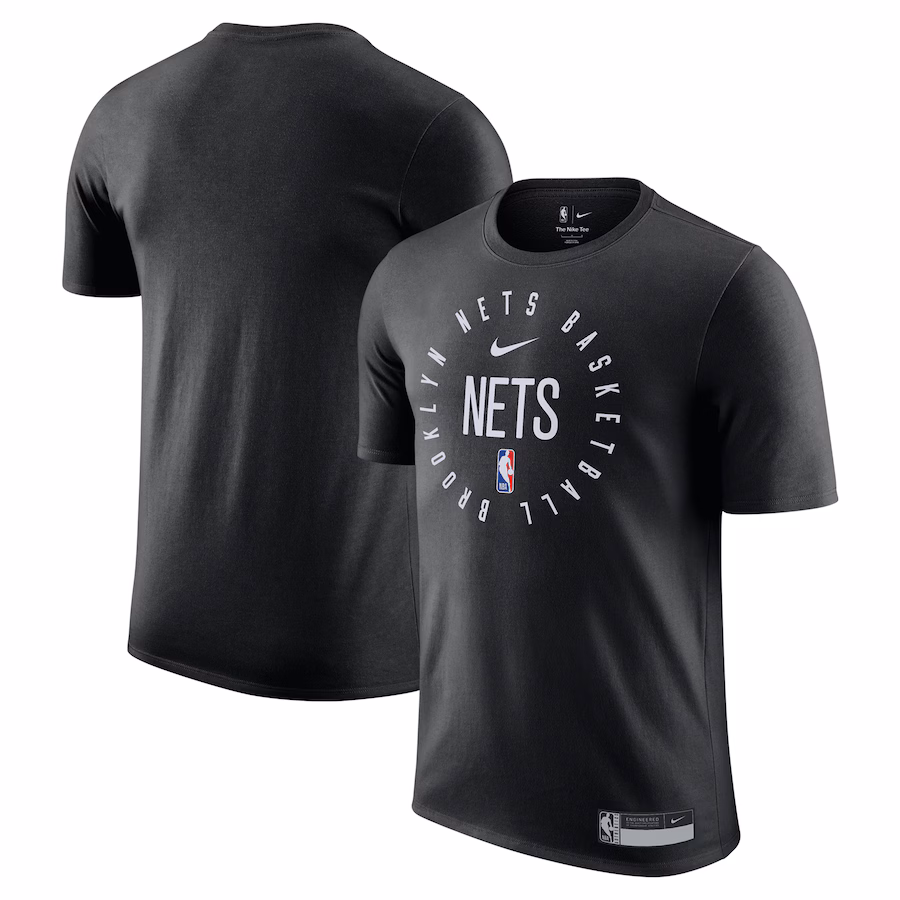 Men's Brooklyn Nets Nike Black 2024/25 Legend On-Court Practice Performance T-Shirt