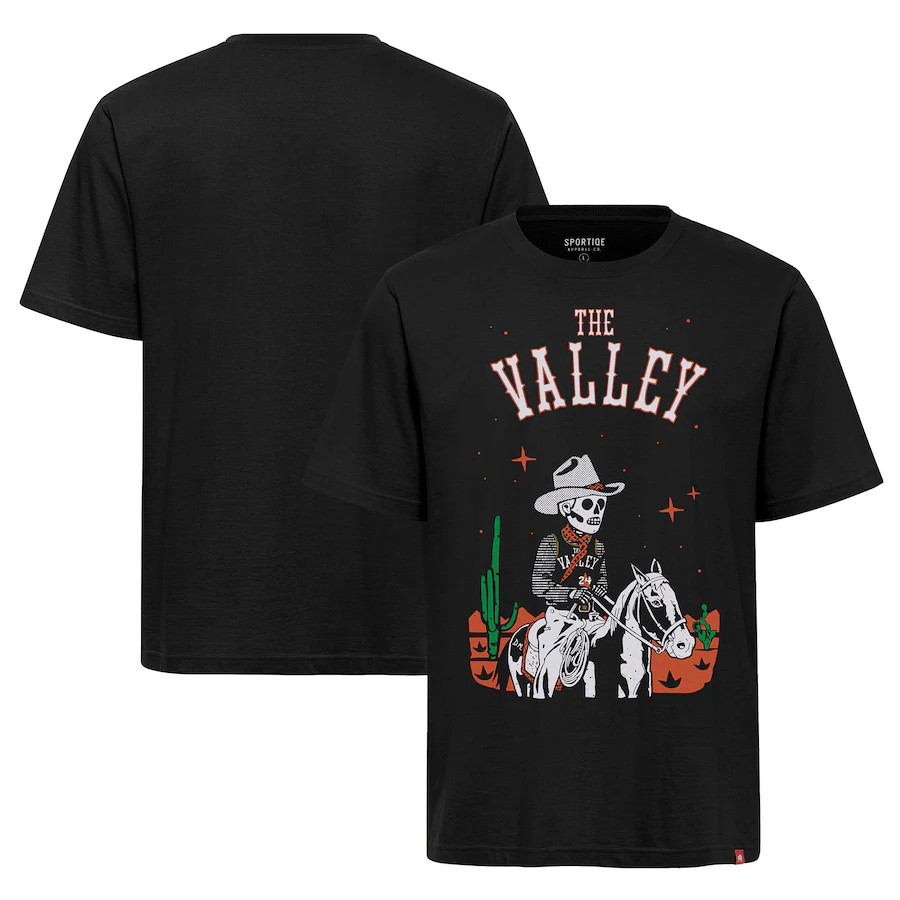 Unisex Phoenix Suns Sportiqe Black The Valley Artist Series Duke Premium Tri-Blend T-Shirt