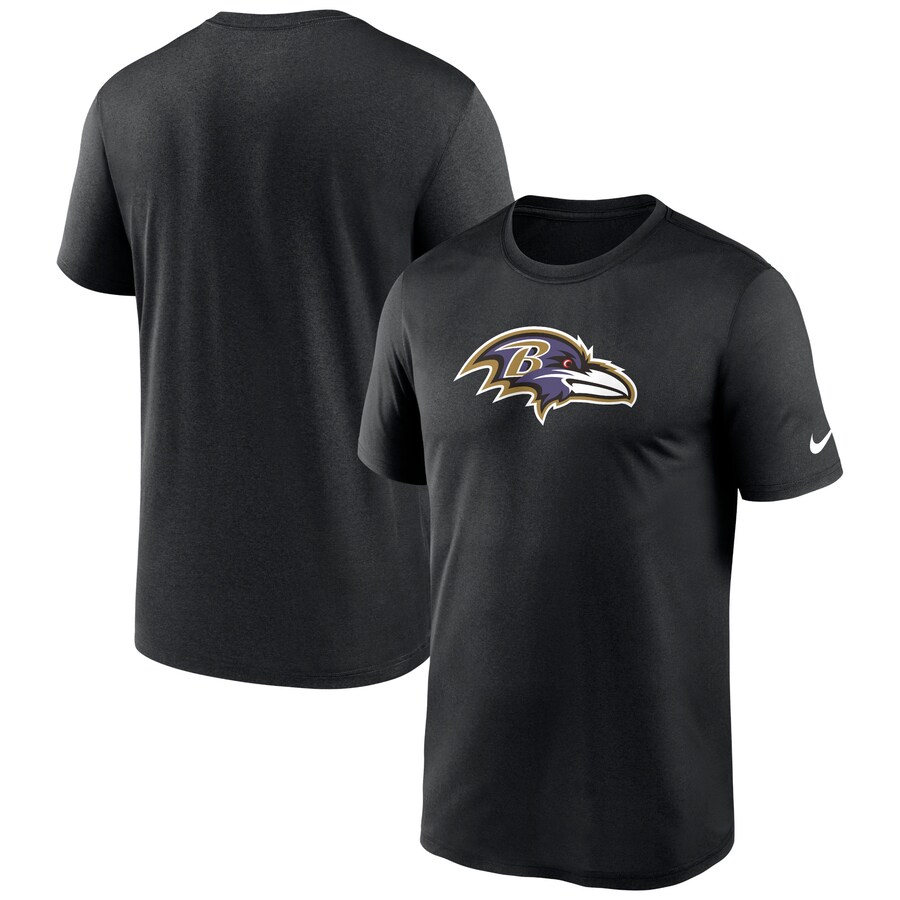 Men's Baltimore Ravens Nike Black Legend Logo Performance T-Shirt