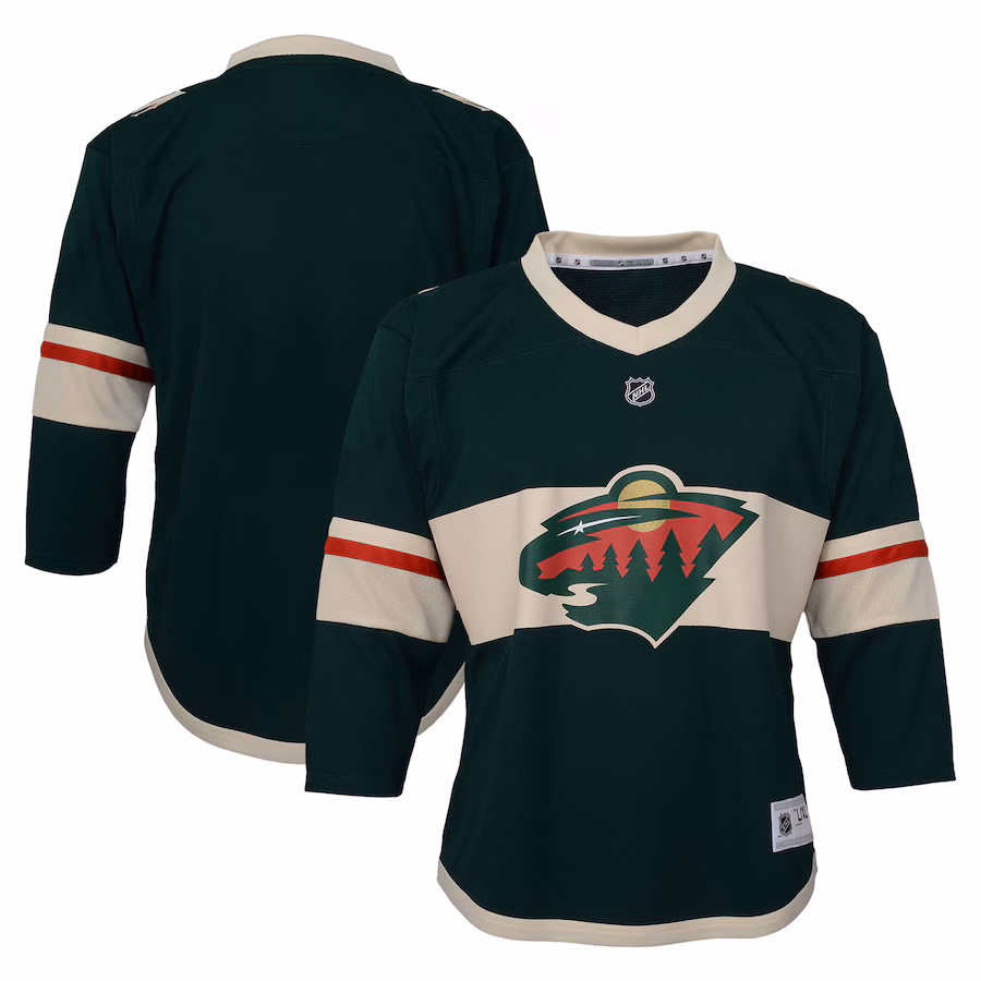 Youth Minnesota Wild Green Replica Jersey