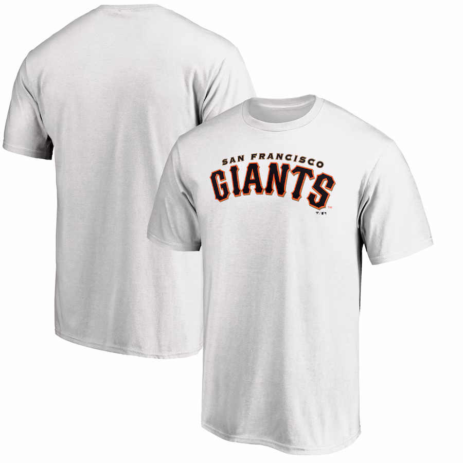 Men's San Francisco Giants White Giants Alternate Club Lettering T-Shirt