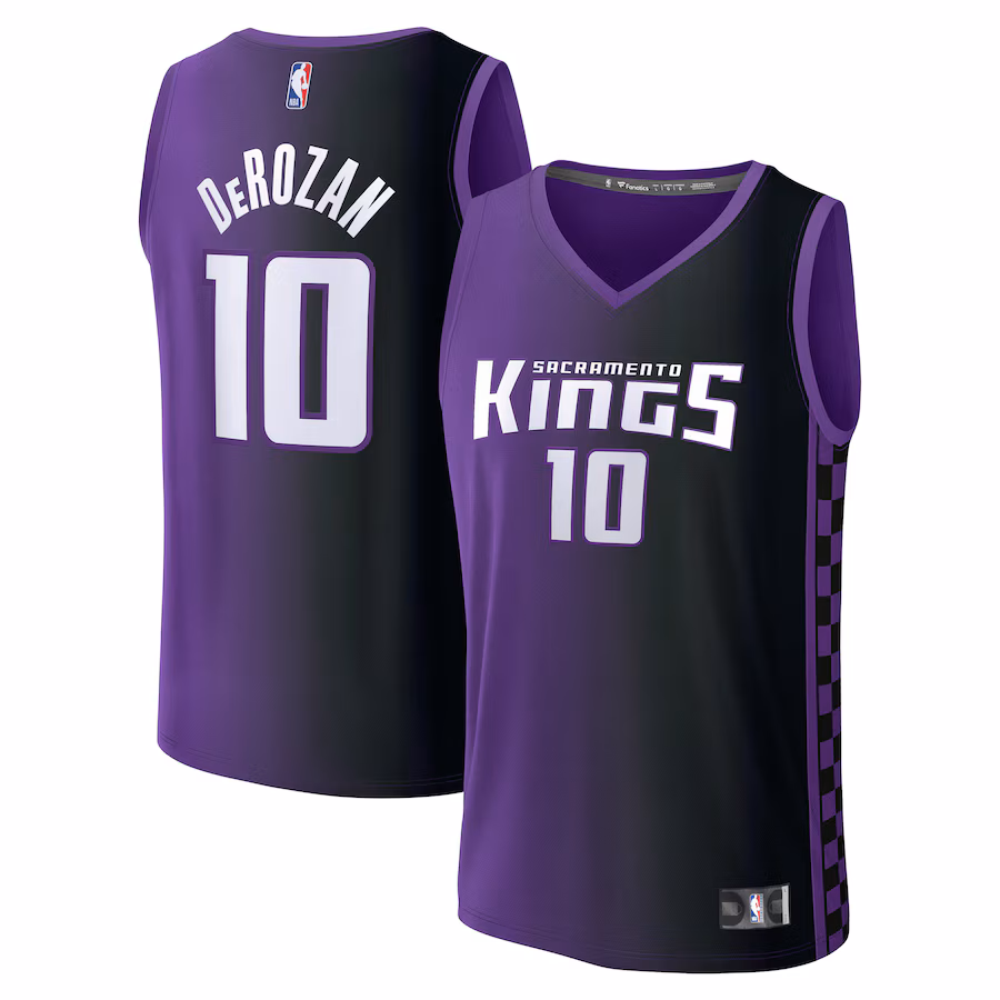 Youth Sacramento Kings DeMar DeRozan Fanatics Purple Fast Break Replica Player Jersey - Statement Edition