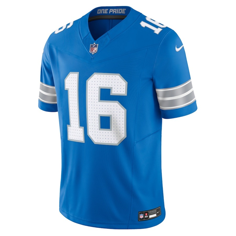 Men's Detroit Lions Jared Goff Nike Blue Vapor F.U.S.E. Limited Jersey