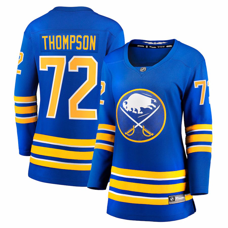 Women's Buffalo Sabres Tage Thompson Fanatics Royal Home Breakaway Player Jersey