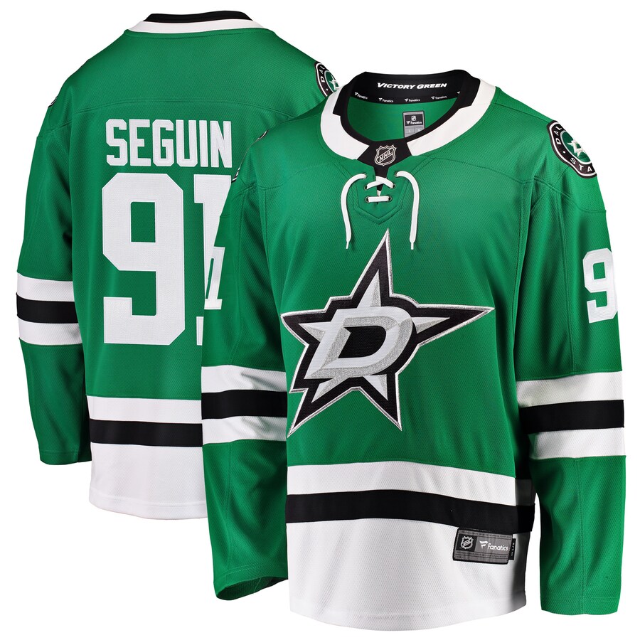 Men's Dallas Stars Tyler Seguin Fanatics Branded Kelly Green Breakaway Home Jersey