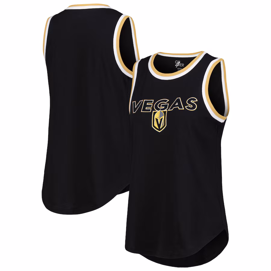 Women's Vegas Golden Knights G-III 4Her by Carl Banks Black Strategy Tank Top