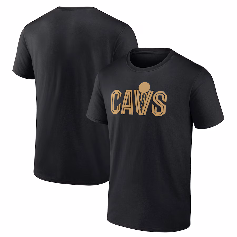 Men's Cleveland Cavaliers Black Wordmark T-Shirt