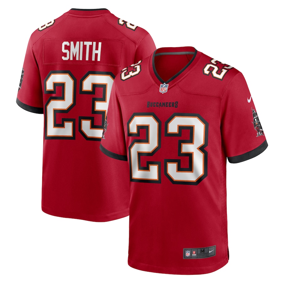 Men's Tampa Bay Buccaneers Tykee Smith Nike Red Game Jersey