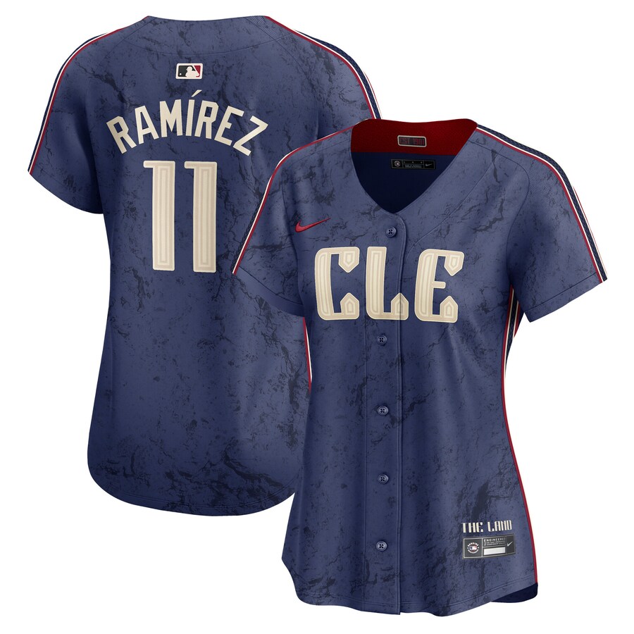 Women's Cleveland Guardians José Ramírez Nike Navy City Connect Limited Player Jersey