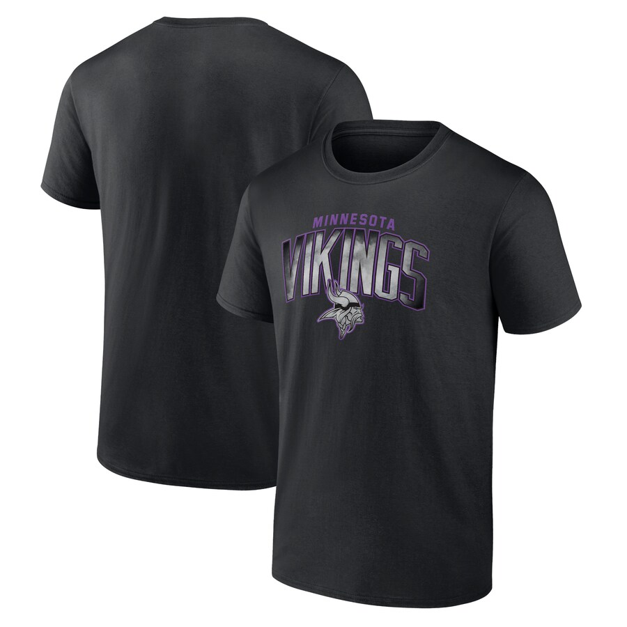 Men's Minnesota Vikings Black Smoke Arch T-Shirt