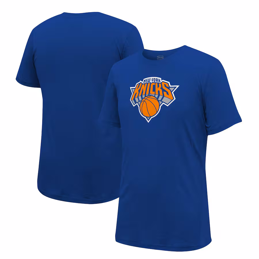 Unisex New York Knicks Stadium Essentials Blue Primary Logo T-Shirt
