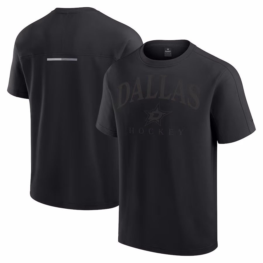 Men's Dallas Stars Fanatics Black Elements Flex Tri-Blend T-Shirt