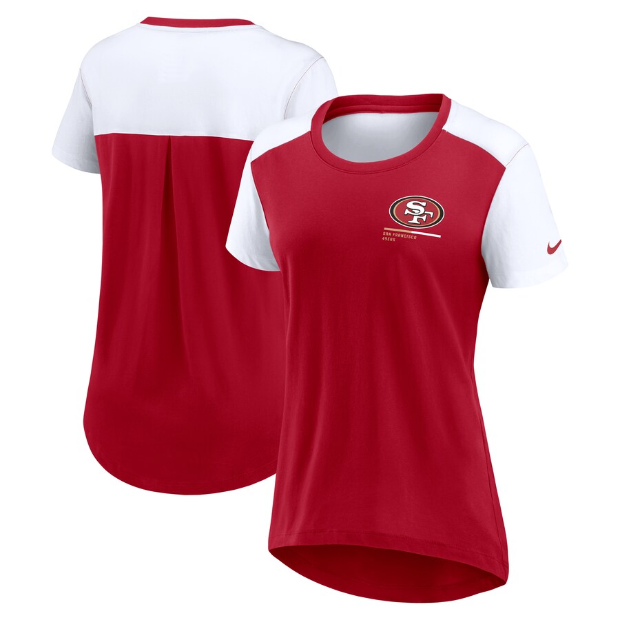 Women's San Francisco 49ers  Nike Scarlet Performance Fashion T-Shirt