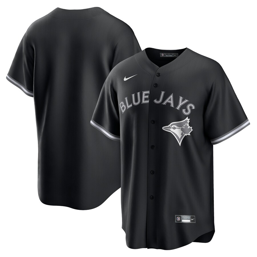 Men's Toronto Blue Jays Nike Black Lights Out Replica Jersey