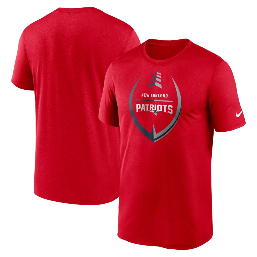 Men's New England Patriots Nike Red Icon Legend Performance T-Shirt
