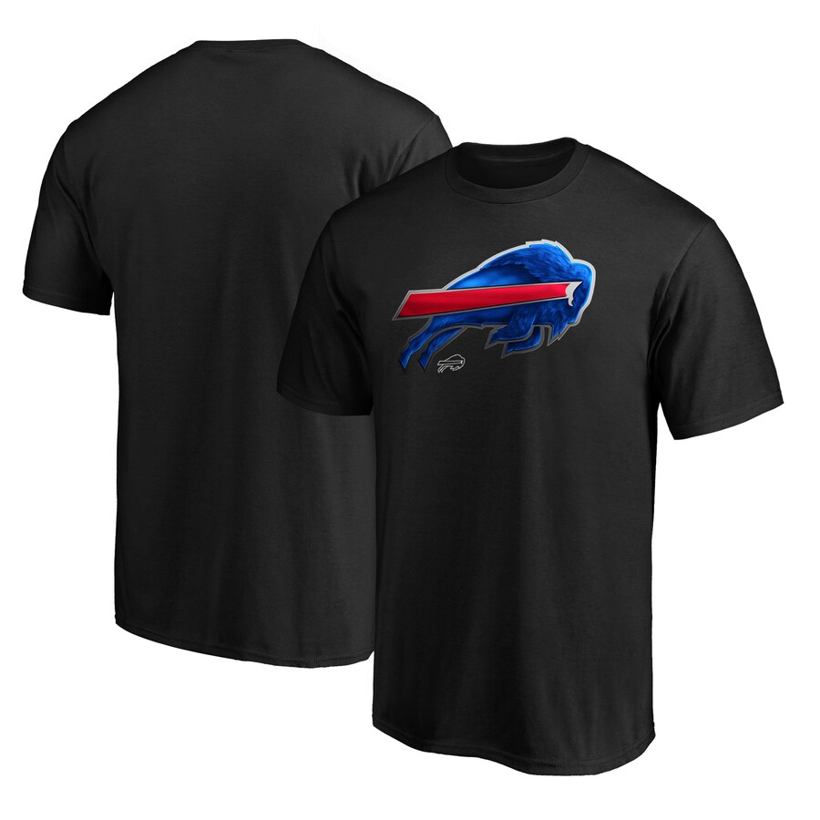Men's Buffalo Bills Black Midnight Mascot T-Shirt