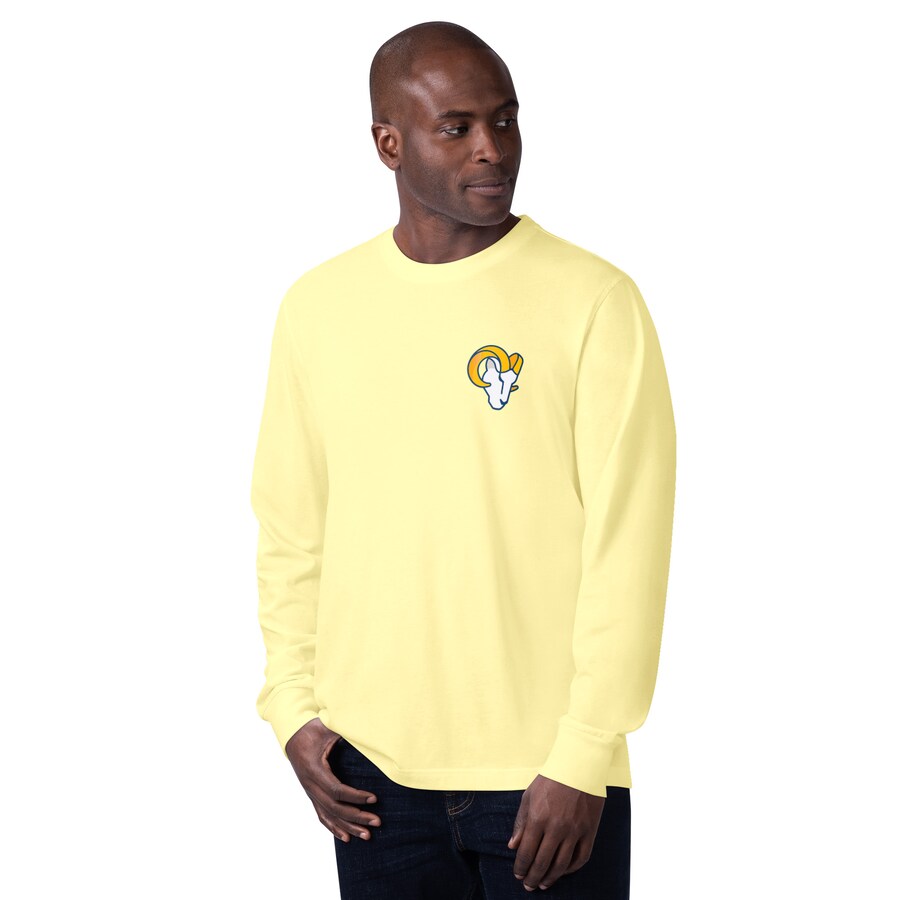 Men's Los Angeles Rams  Margaritaville Yellow Gametime Long Sleeve T-Shirt