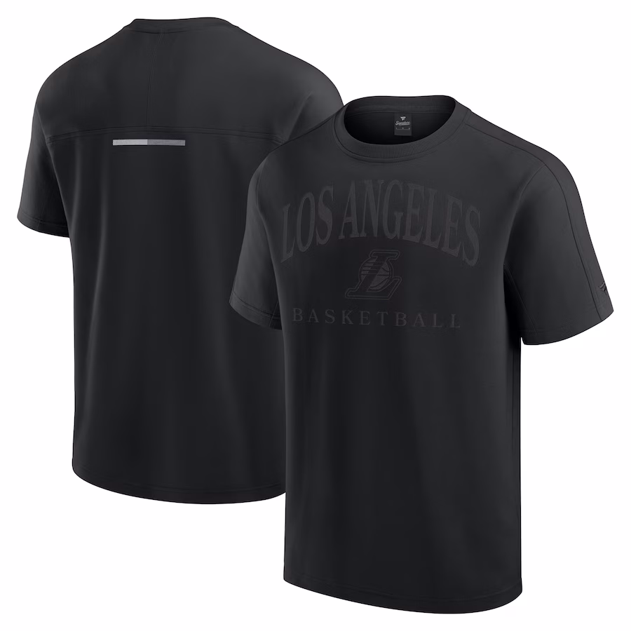 Men's Los Angeles Lakers Fanatics Black Flex Tri-Blend T-Shirt