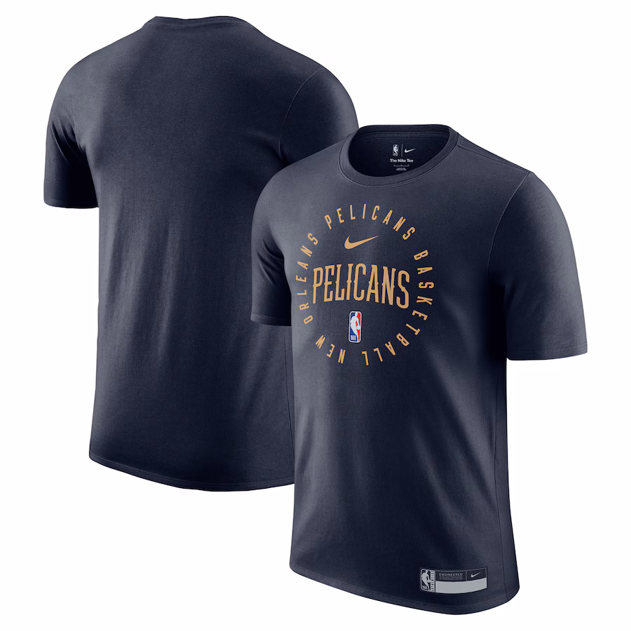 Men's New Orleans Pelicans Nike Navy 2024/25 Legend On-Court Practice Performance T-Shirt