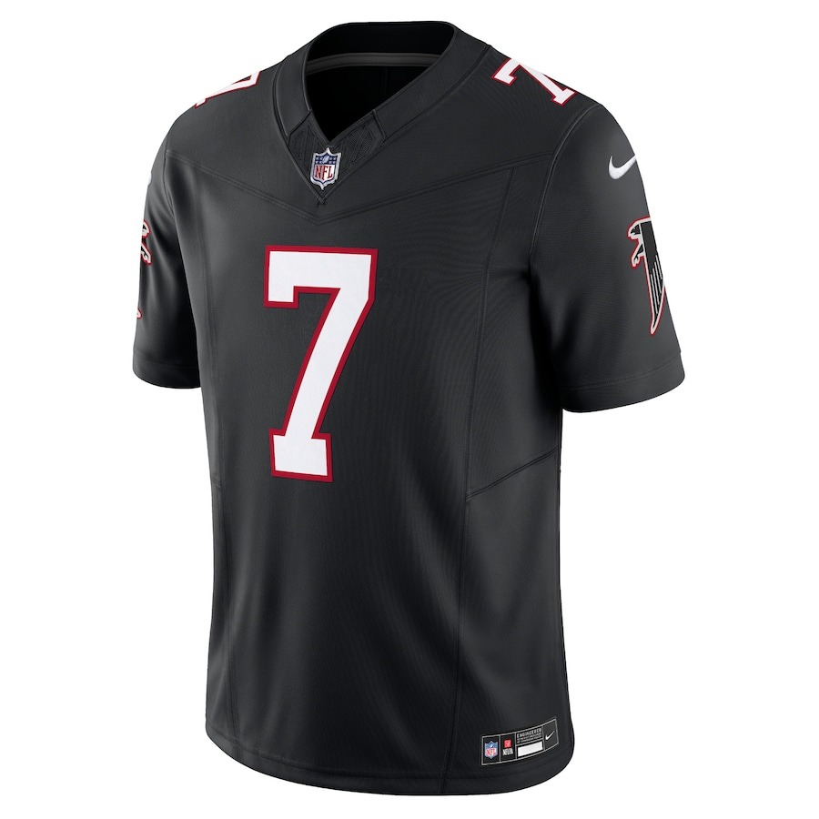 Men's Atlanta Falcons Bijan Robinson Nike Black Alternate Vapor F.U.S.E. Stitched Limited Jersey