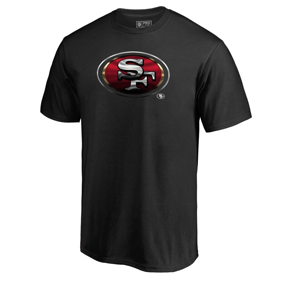 Men's San Francisco 49ers Black Midnight Mascot T-Shirt