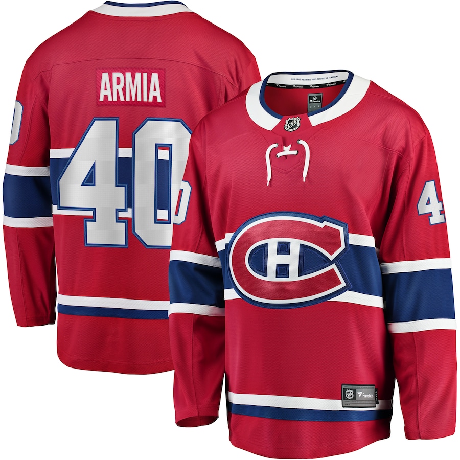 Men's Montreal Canadiens Joel Armia Fanatics Red Home Breakaway Player Jersey