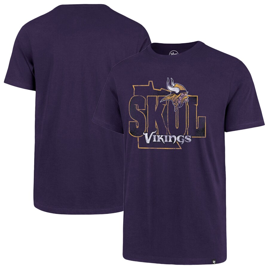 Men's Minnesota Vikings '47 Purple Regional Super Rival T-Shirt